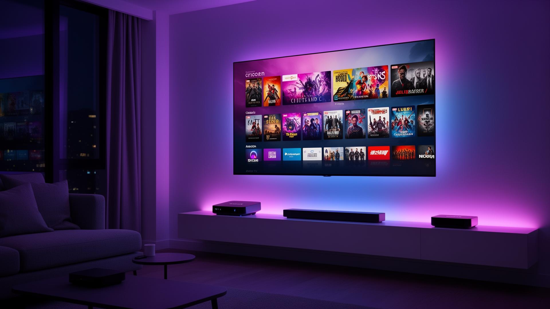 IPTV-приставка ZPPP_TV в гостиной